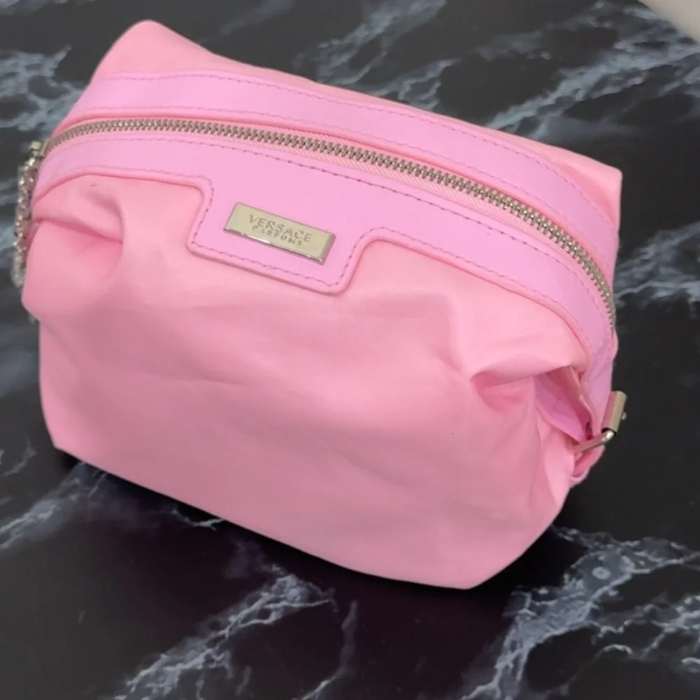 Versace Parfums Cosmetic Pink Pouch with Three Accents AUTHENTIC - Picture 11 of 14